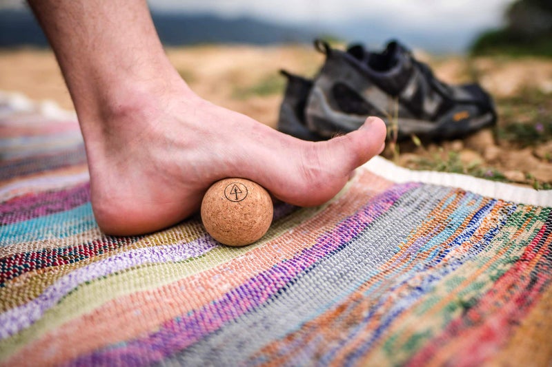 Rawlogy Travel Cork Massage Ball | Lightweight, Sustainable Alternative to Lacrosse Ball for Muscle Pain Relief (1.9 Inch (Pack of 1), Sanded Cork) - Image 4